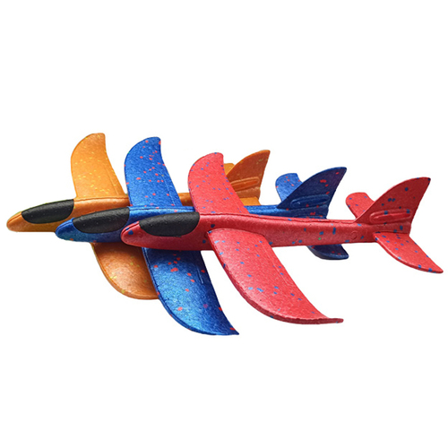 3PK 37cm Giant Foam Glider Assorted 