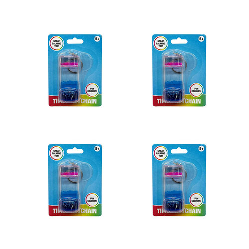 4PK Bensons Compact Timer Keychain Sensory Accessory 5y+ Asstd