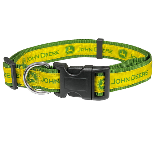 John Deere Pet Accessories Satin Dog Collar - Medium