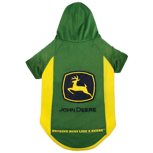 John Deere Pet Accessories Sporty Dog Tee Hoodie - Medium