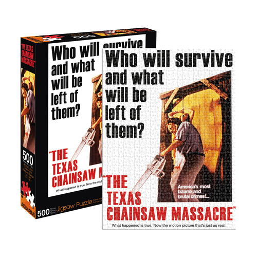 500pc Aquarius The Texas Chainsaw Massacre 35x48cm Jigsaw Puzzle Game 14y+