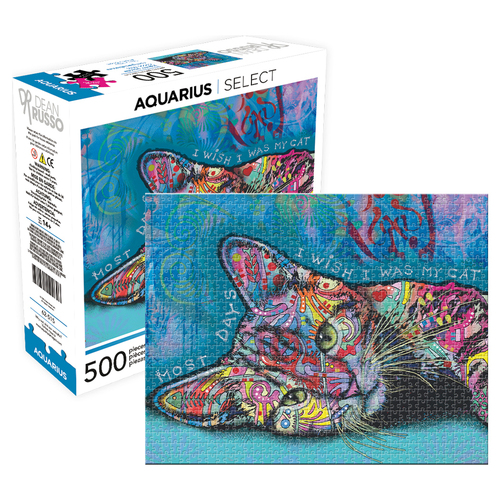 500pc Aquarius Dean Russo Cat II 41x51cm Jigsaw Puzzle 14y+