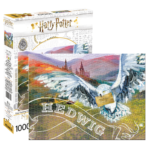 1000pc Aquarius 51x71cm Harry Potter Hedwig Jigsaw Puzzle 14y+