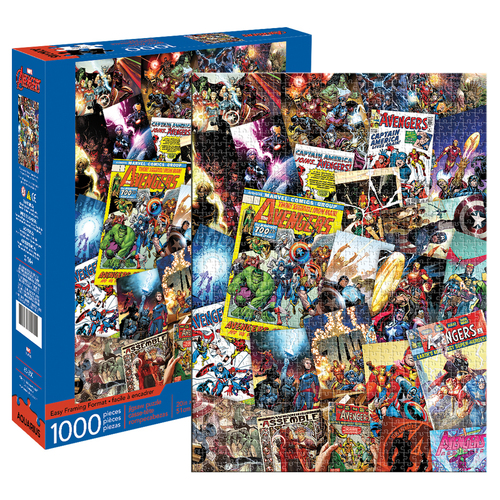 1000pc Aquarius Marvel Avengers Collage 51x71cm Jigsaw Puzzle 14y+