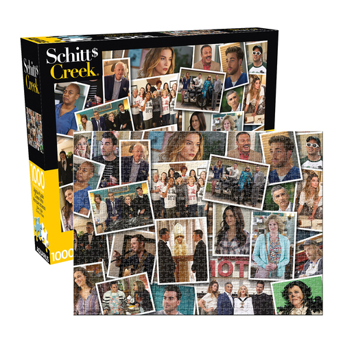 1000pc Aquarius Schitt's Creek Collage 25x20cm Jigsaw Puzzle 14y+