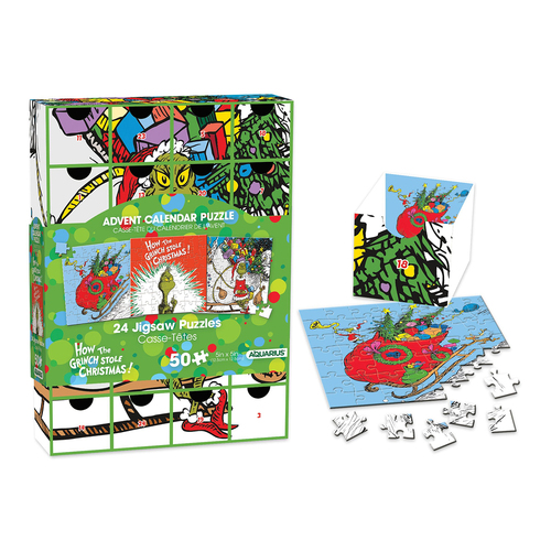 Aquarius How The Grinch Stole Christmas Advent Calendar 12.5cm