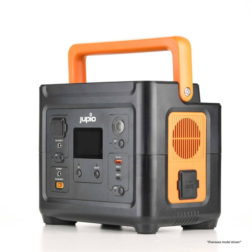 Jupio 500W Powerbox 7-Ports Power Generator w/ Handle - Black/Orange