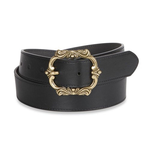 Jessica Simpson Size L/XL Women's Decorative Buckle Hip Belt Black