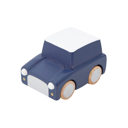 Kiko & gg Kuruma Car/Vehicle Kids/Children Fun Play Wooden Toy 3y+ Navy