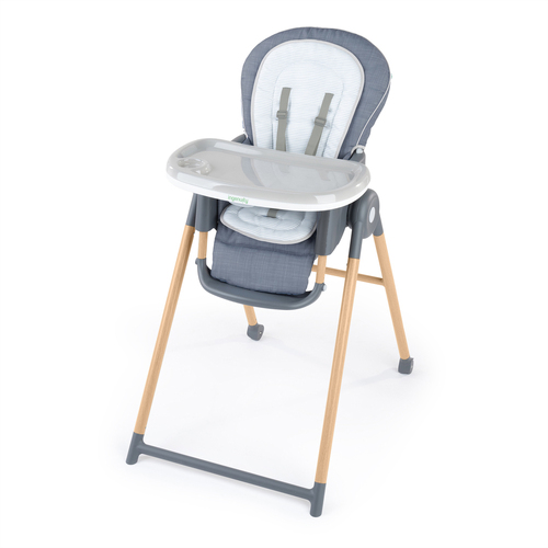 Ingenuity Proper Positioner 7-In-1 Deluxe Baby High Chair - Chambray 0m+