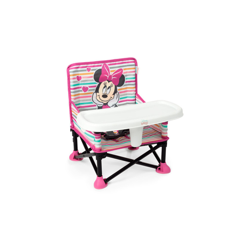 Bright Starts Minnie Mouse Pop ‘N Sit Baby Portable Booster Seat 6m+