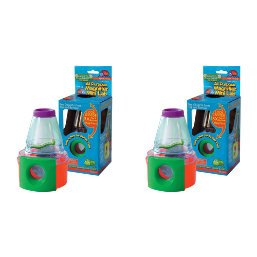 2x Maxitronix Magnifier Mini Lab Kids/Children Fun Learning Toy 3y+