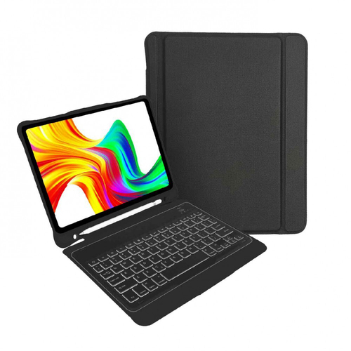 Laser 10.9'' Case w/ Wireless Bluetooth Keyboard For iPad 10th Gen - Black