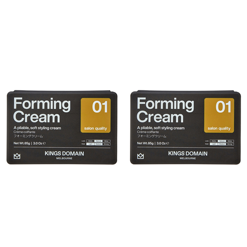 2PK Kings Domain Melbourne Forming Cream Hair Care/Styling 85g