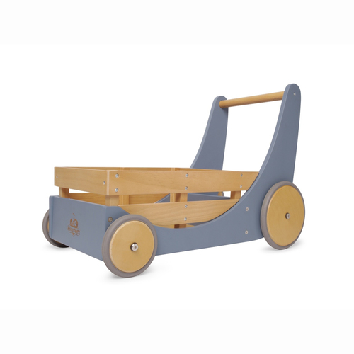 Kinderfeets Wooden 62cm Cargo Walker Slate Blue Baby/Toddler Toy 12m+