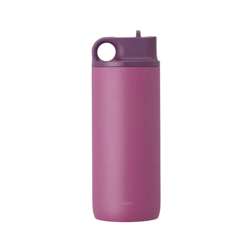 Kinto Active 600ml Vacuum Insulated Tumbler Bottle - Ash Pink