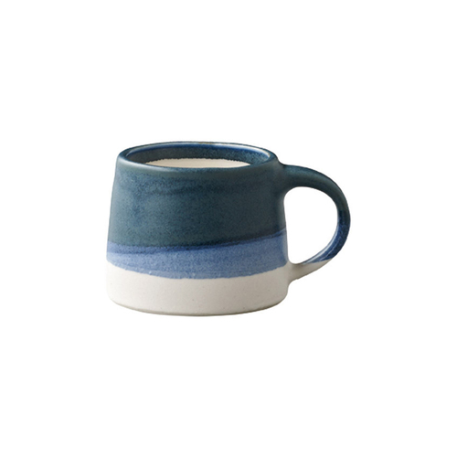 Kinto SCS-S03 Coffee Mug 110ml Cup w/ Handle - Navy & White