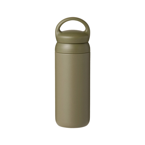 Kinto Stainless Steel 500ml Day Off Tumbler Thermos Bottle - Khaki