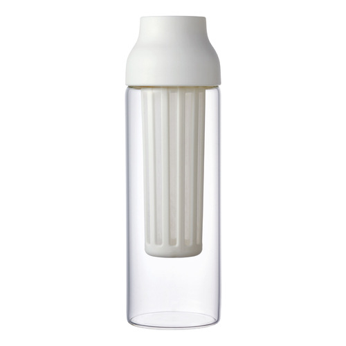 Kinto Capsule 27cm/1L Cold Brew Carafe w/ Lid - White