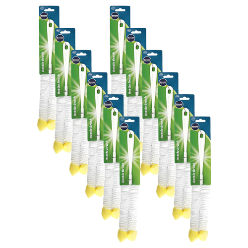 12PK kemasi Bottle Brush Kitchen Home Bathroom Kitchen Cleaning