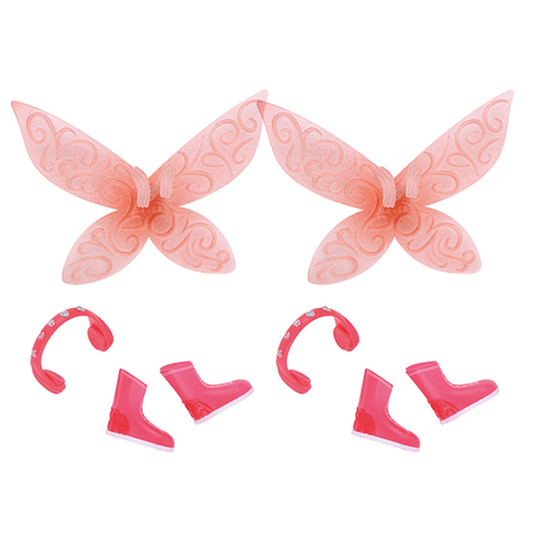 2x 4pc Kruselings Joy Magic Tool Set Fun Toy Accessory For Dolls 3y+