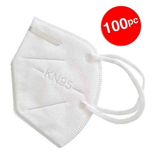 100pc Wellcare KN95 Disposable Face Masks