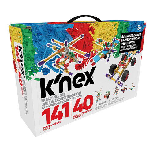 141pc Knex Beginner Builds Kids/Childrens Toy - 40 Builds 7+