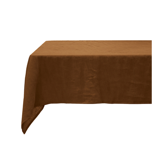 Bambury Tableware/Dinnerware Linen Tablecloth 150x275cm Hazel