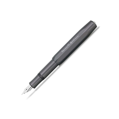 Kaweco AL Sport Aluminium Fountain Pen Fine Nib - Grey