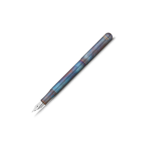 Kaweco Liliput S/S Fountain Pen Medium Nib - Fireblue