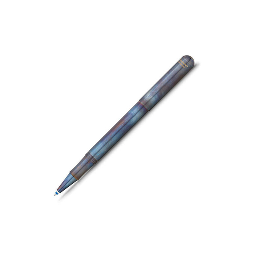 Kaweco Liliput Aluminum Ballpoint Pen Medium Nib - Fireblue