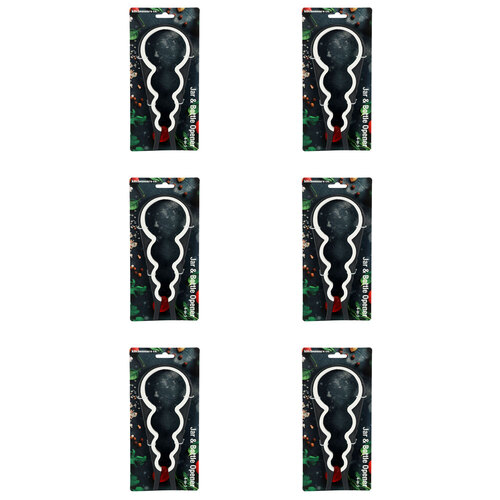 6PK Urban Kitchen Jar Bottle Opener 4-in-1 23x9cm Versatile & Efficient