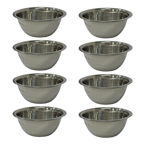 8PK Urban Kitchen Stainless Steel Mixing Bowl High Quality 600ml 15cm