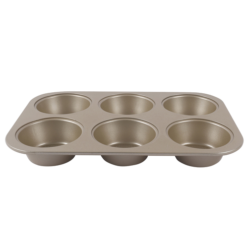 Urban Kitchen Rose Gold 6 Cup Muffin Tray Bakeware 32x22cm