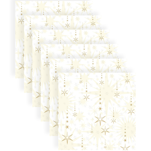 120pc Paper+Design Luncheon 3-Ply Napkin 33x33cm - Sprinkle Rain