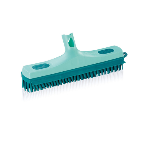 Leifheit Rubber Bristle Brush Head Replacement Green 30cm