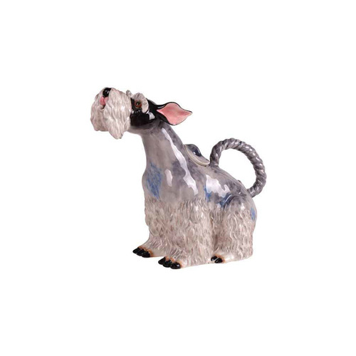 Schnauzer Teapot Coffee/Tea Container Stoneware 25cm