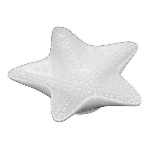 LVD Ceramic 13cm Starfish Trinket Tray Home Decor - White