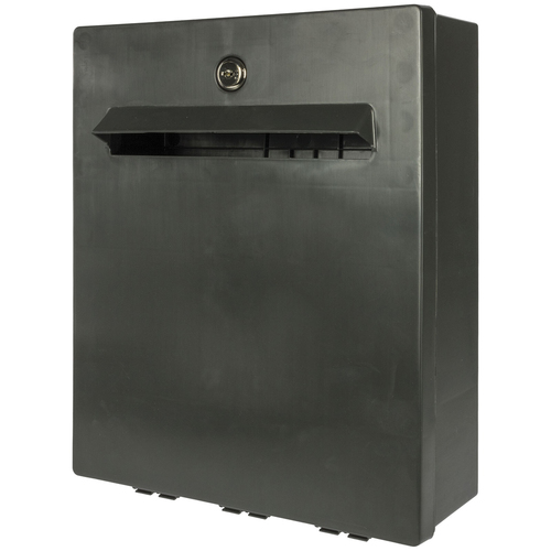 Homeleisure Coventry Letterbox Charcoal Outdoor Home 