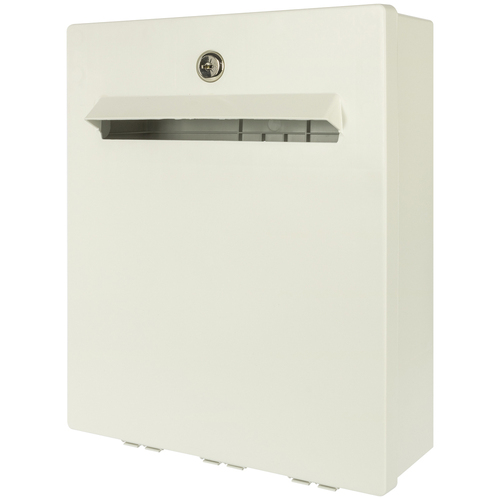 Homeleisure Coventry Letterbox White Outdoor Home 