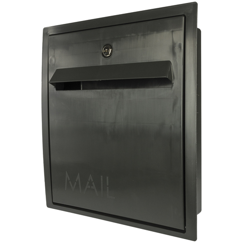 Homeleisure Mayfair Letterbox Charcoal Outdoor Home 