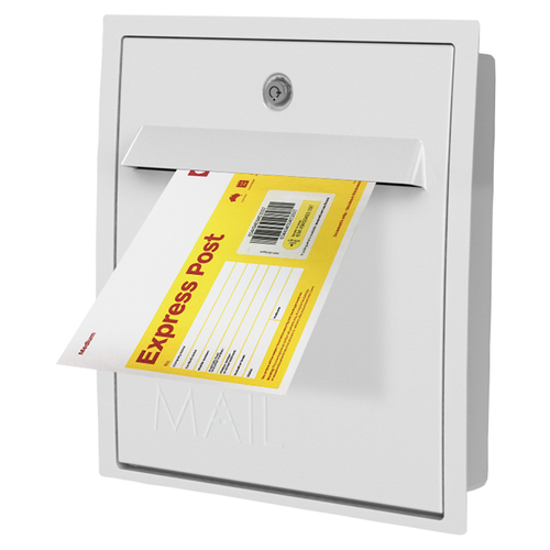 Homeleisure Mayfair Letterbox White Outdoor Home 