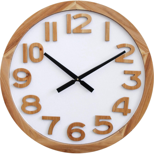 LVD Cable Beach Hanging Wall Clock Analogue 50cm Round Decor