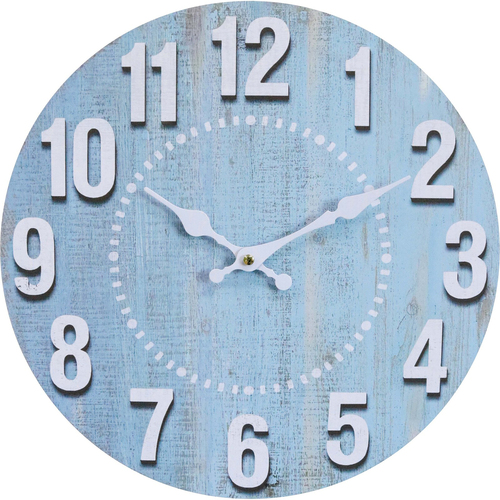 LVD Mist Hanging Wall Clock Analogue 34cm Round Decor