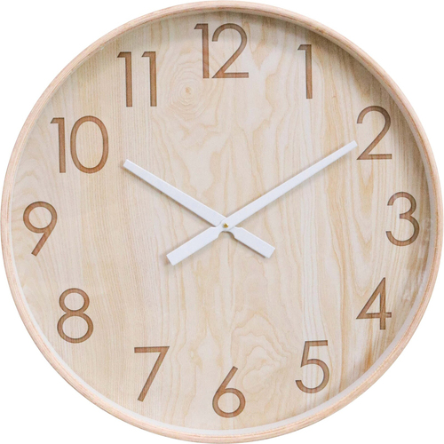 LVD Balsaglass Hanging Wall Clock Analogue 60cm Round Decor