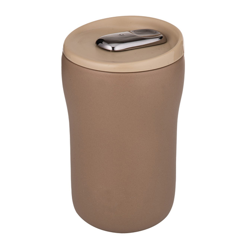 Ladelle Eco Brew II Double Wall Ceramic 350ml Travel Mug - Fawn