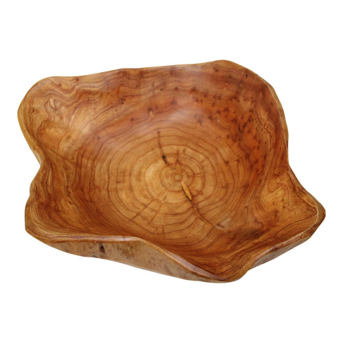 LVD Jujube Wood 37cm Bowl Foret Home Serve/Decor Large - Brown