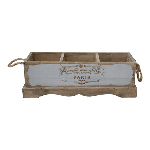 LVD Market MDF 33cm Herb Box Rectangle Home/Kitchen Organiser