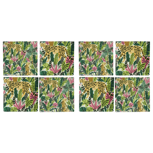 2x 4pc LVD Ceramic Coasters Camoflauge Home/Kitchen Decor 9.5cm Square