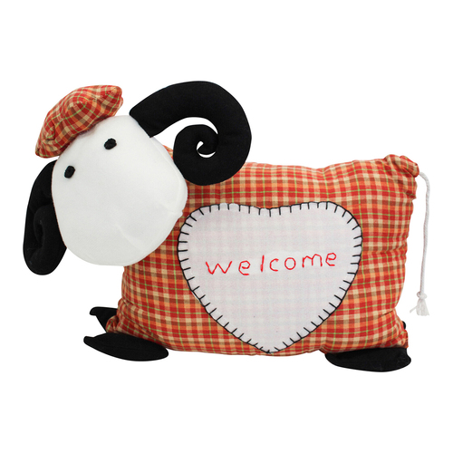 LVD Sand Polyfill 23cm Welcome Cow Doorstop Home/Office Stopper